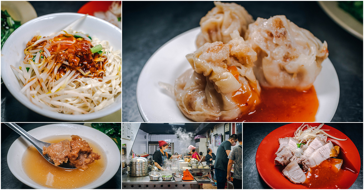麗香的店阿本伯燒賣．基隆美食｜巨型燒賣界第一名！80年的基隆老味道．一碗陽春麵配燒賣！排骨湯神級好喝～中肯‧食記！ @包子爸の食尚攝影手札