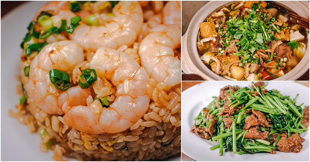 胖子牛肉．桃園美食｜食尚玩家推薦！60年傳承～在地NO.1牛腩火鍋！超大尾雙蛋蝦仁炒飯神級好吃！爆炒溫體牛肉必點！桃園美食推薦～中肯‧食記！ @包子爸の食尚攝影手札