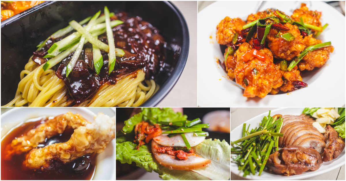 韓華園 韓式中華料理&mdash;八德店．中山區美食｜台北超激推韓式中華料理！乾烹雞、韓式炸醬麵、炒碼麵、糖醋肉一次滿足！口味超正宗！捷運南京三民站～中肯‧食記！ @包子爸の食尚攝影手札