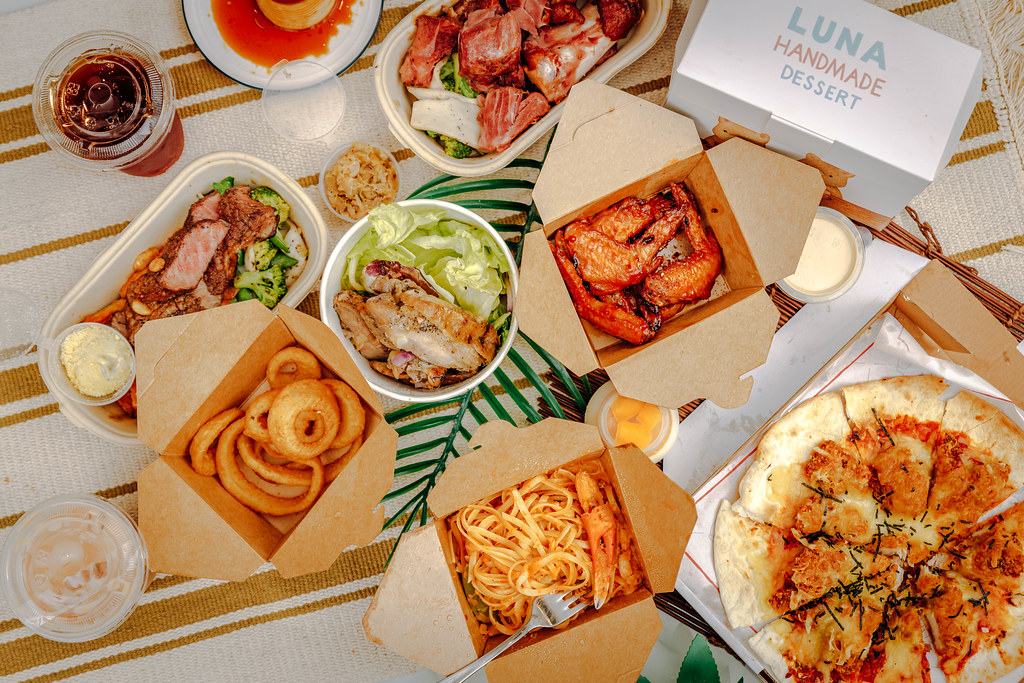 【外帶美食推薦】Eat Enjoy 意享美式廚房｜全店全品項69折．零接觸點餐．4人套餐CP值有夠高～中肯‧食記！ @包子爸の食尚攝影手札